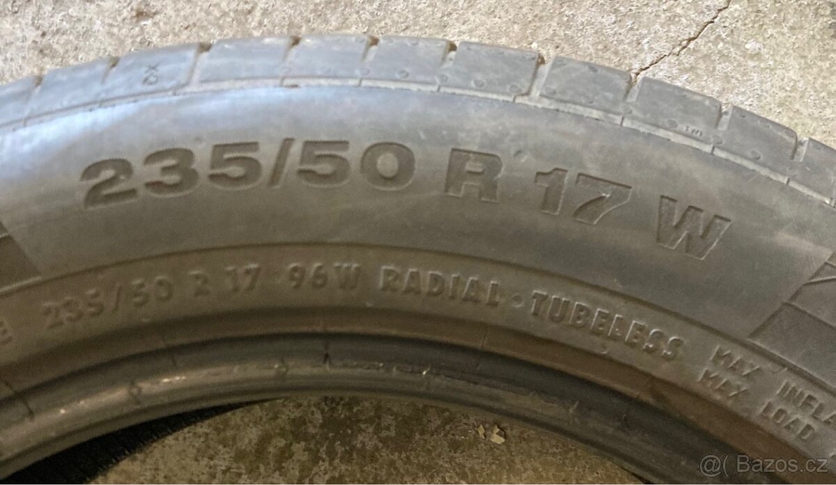 Letní pneu Continental 235/50 R17 96W - 4