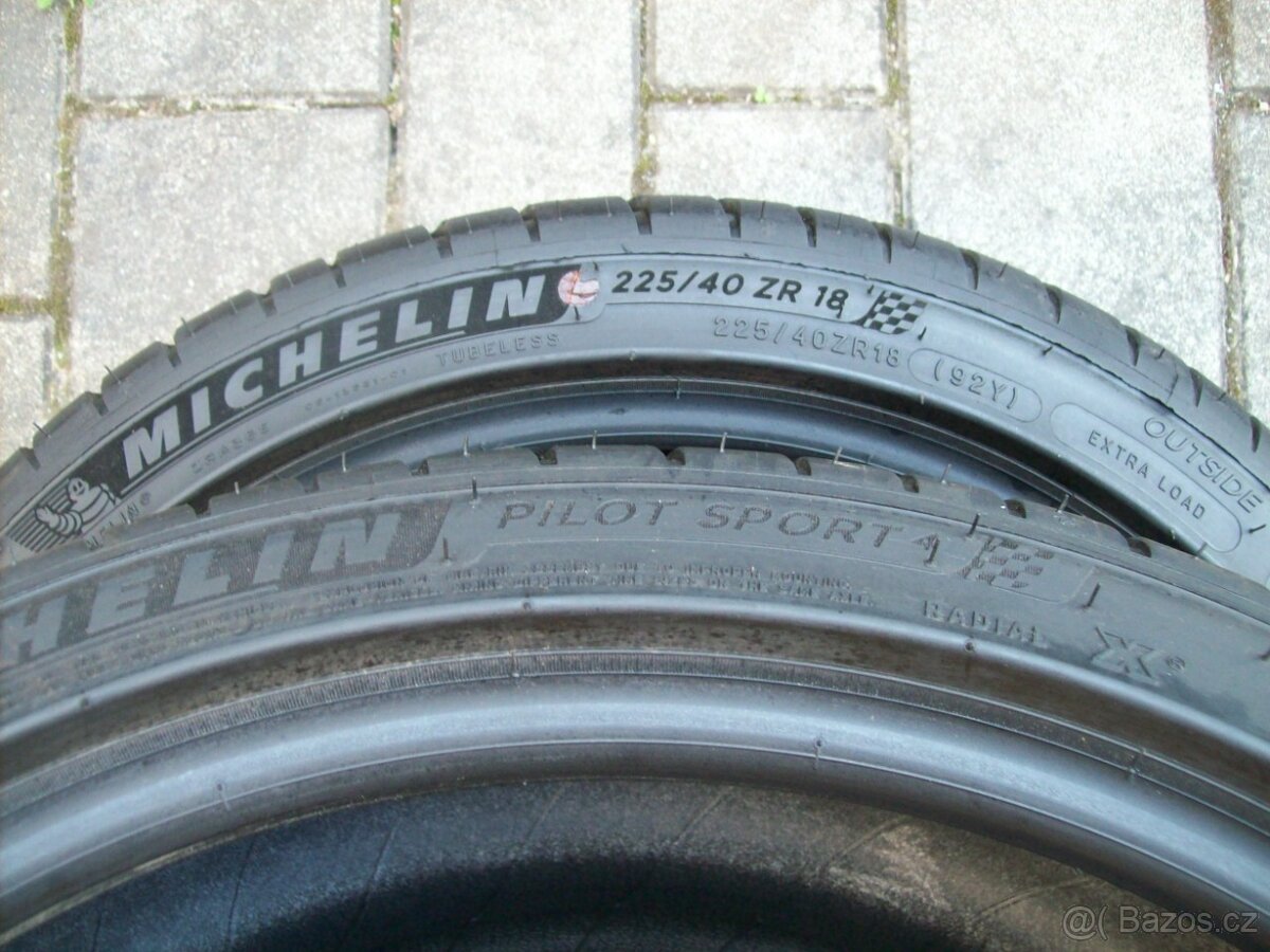 2x Michelin Pilot Sport4 225.40.18 99,9% - 4