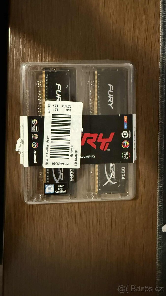 Kingston HyperX Fury DDR4 8GB - 4