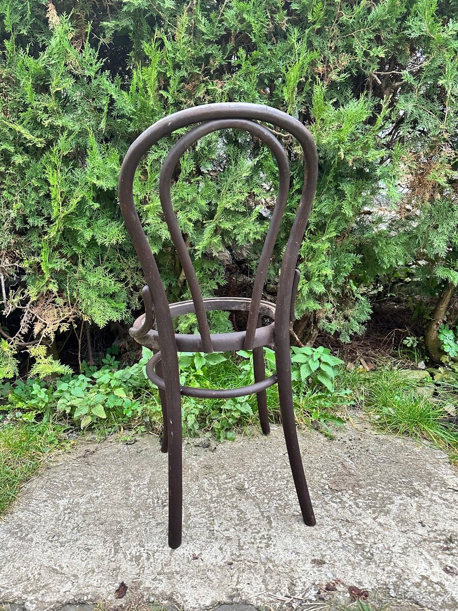 Židle z ohýbaného dřeva - Thonet (2 ks) - 4