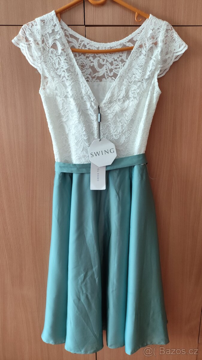 Společenské šaty Swing,vel.36 - 4