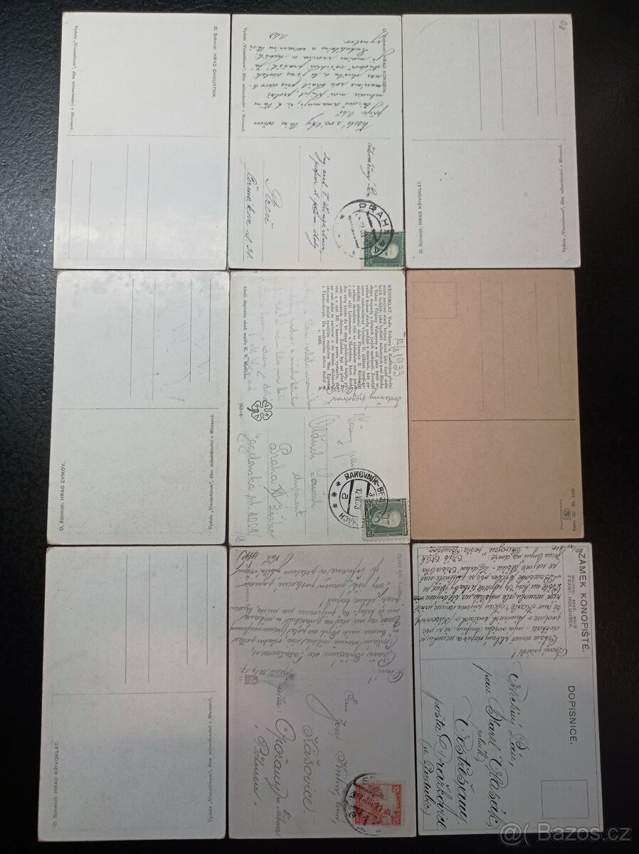 Pohlednice MF Hrady, Zámky ČR Kolorované - 4