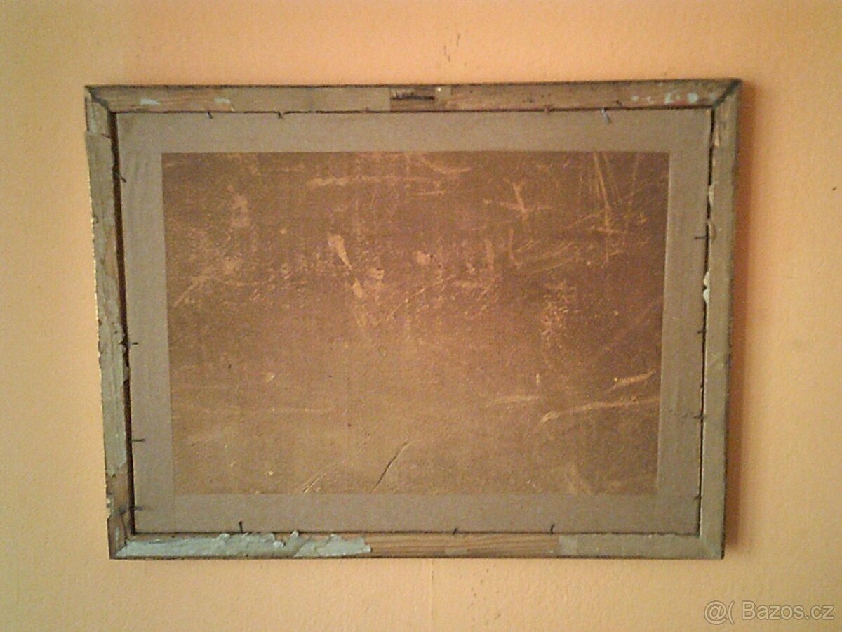 Nádherný starý obraz - dílo-Niko Miljan 1935 - 4