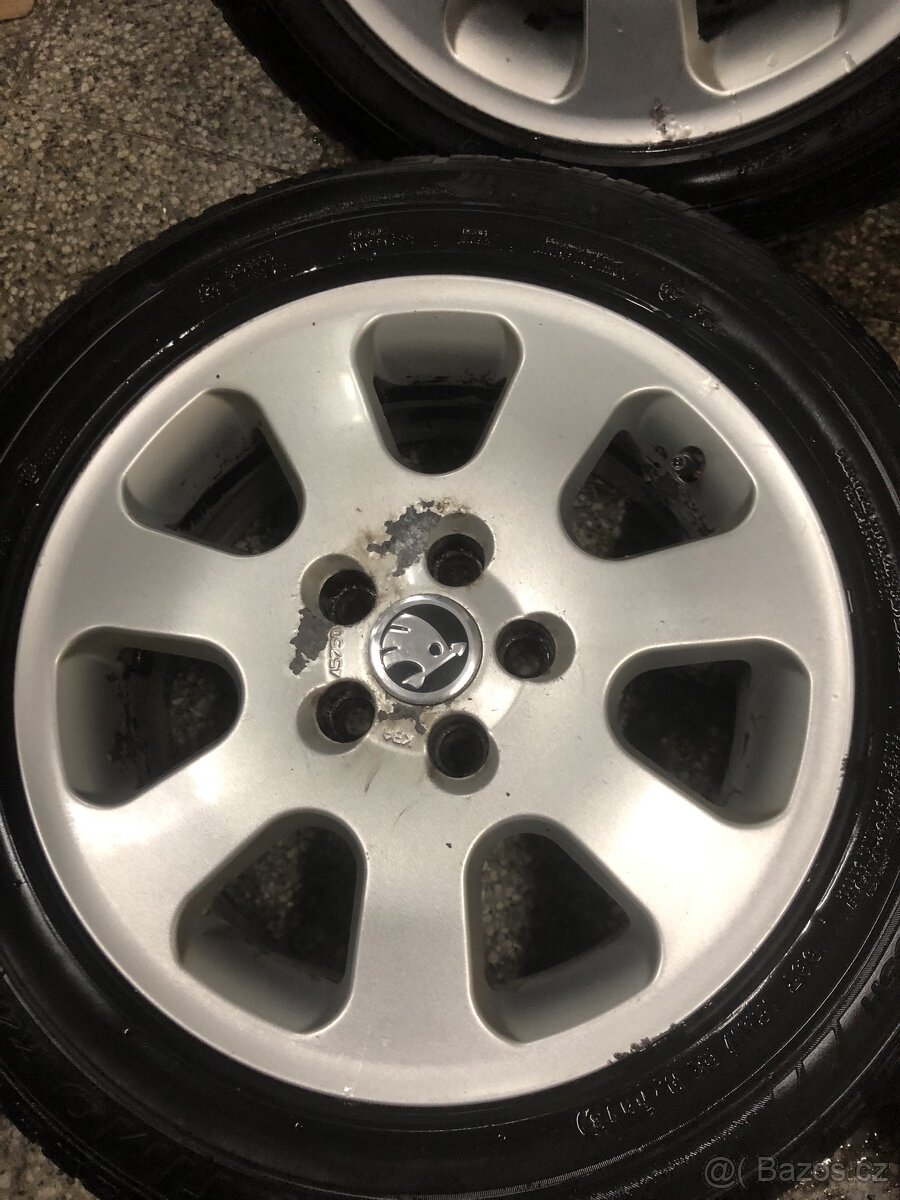 Alu kola r15” 5x100 Škoda č.13 - 4
