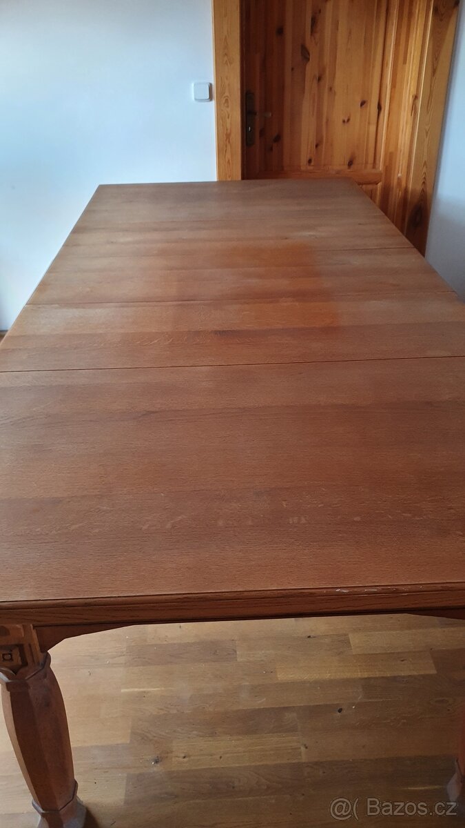 Starožitný stůl z masivu - 4