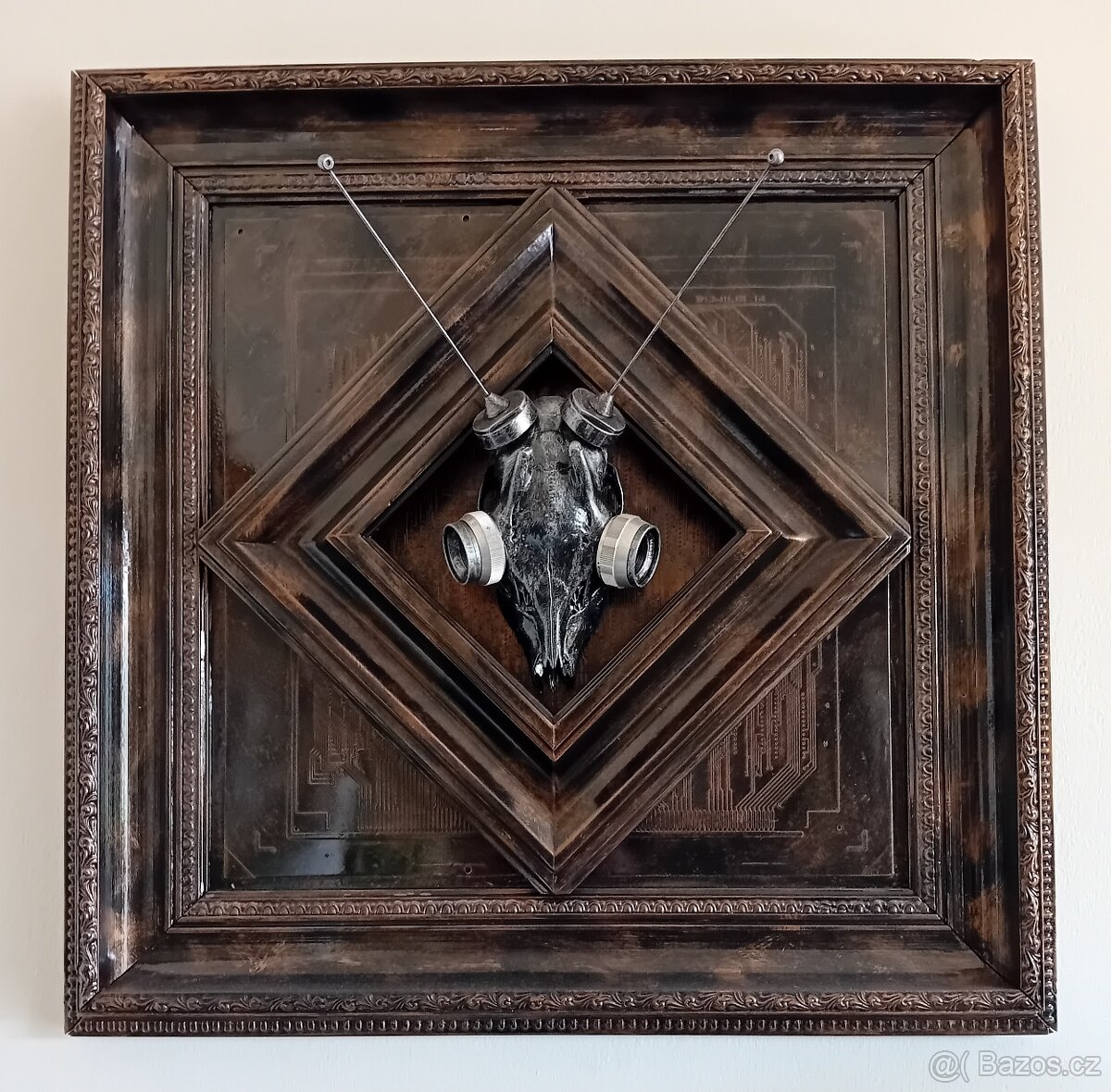 STEAMPUNK RECYCLE ART - PATINOVANÝ KOV. AUTORSKÁ TVORBA - 4