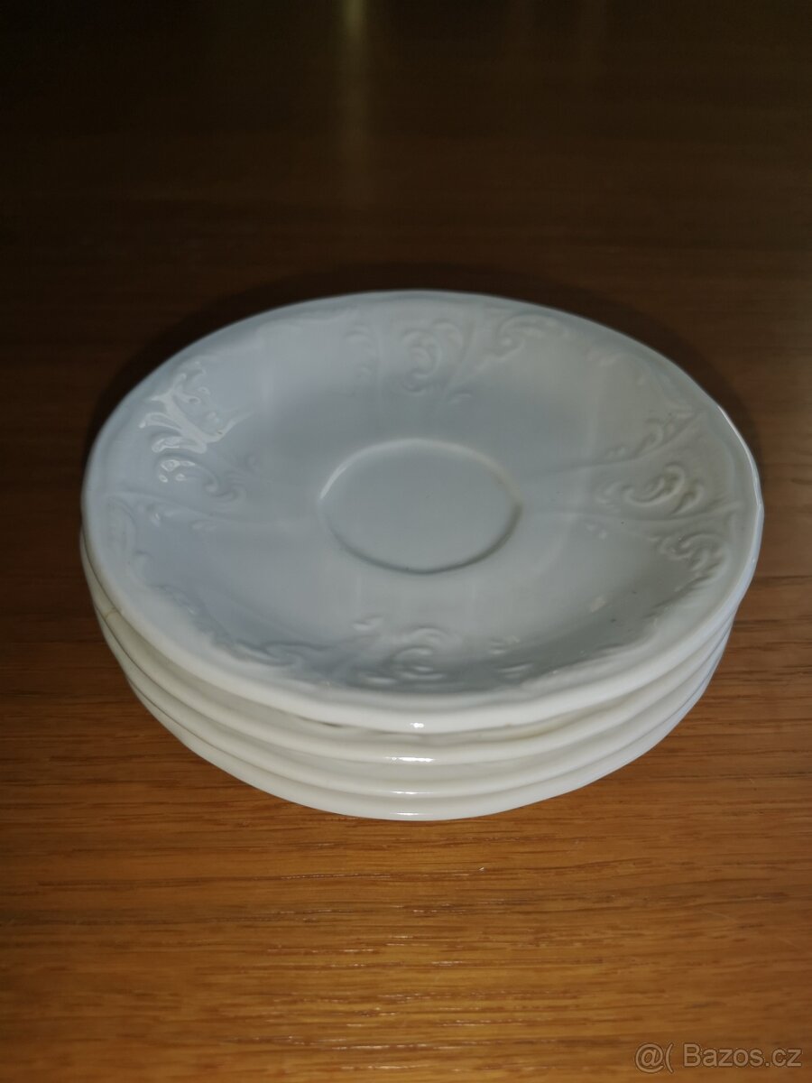 Porcelánové podšálky, talířky - 4