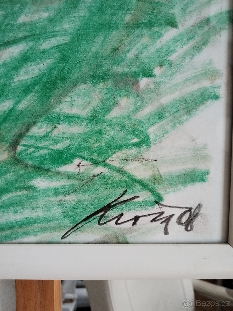 obraz DÁMA, akt, pastel, Antonín Kroča 2008 - 4