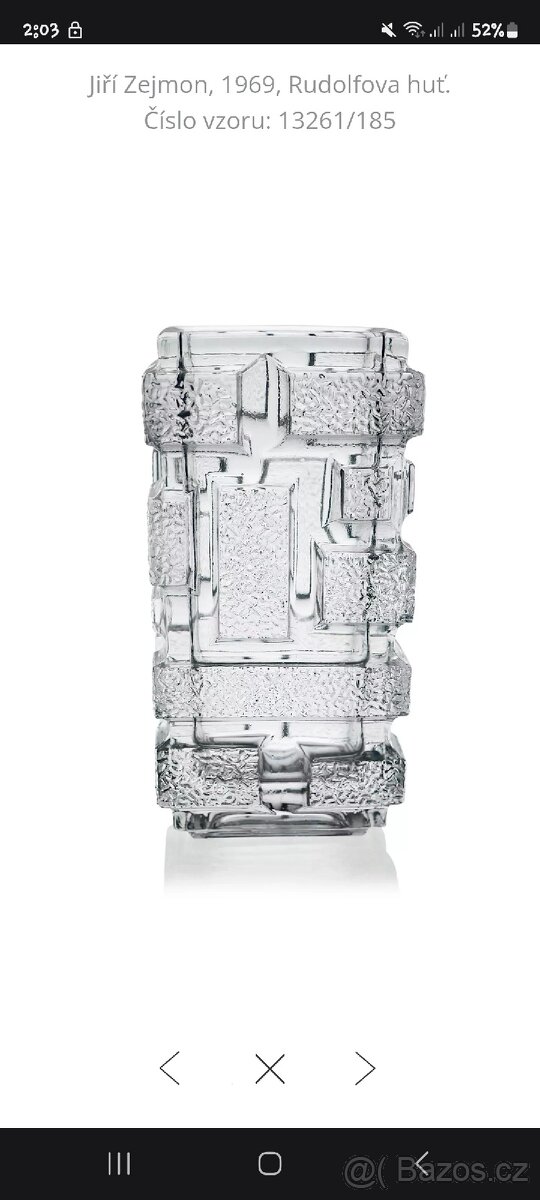 Jiří Zejmon - Váza "Panelák" 1969 - 4