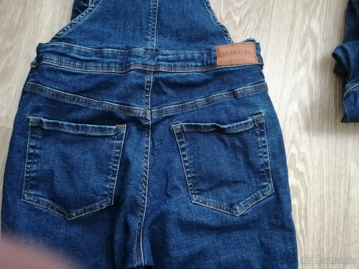 Dívčí džíny s laclem Reserved 164 dvojčata - 4