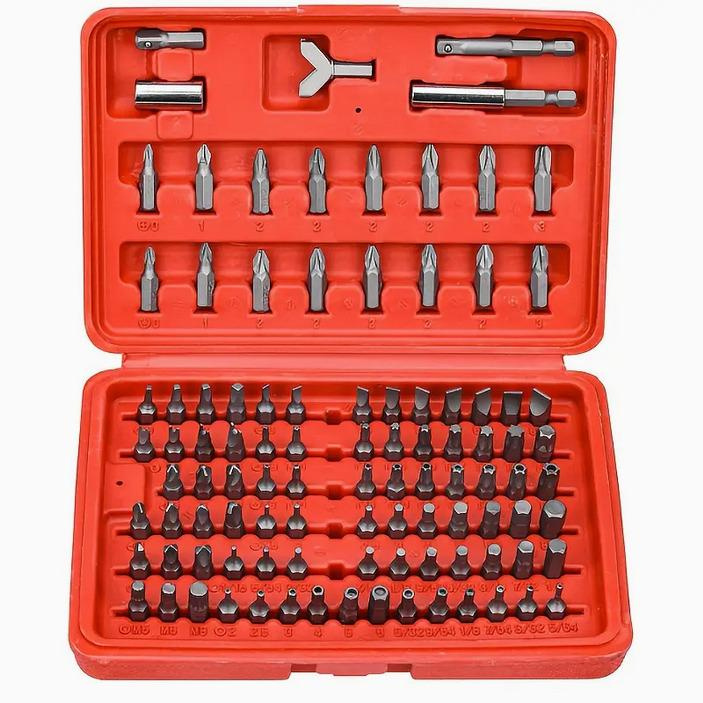 sada 100ks bitů v plastovém boxu - 4