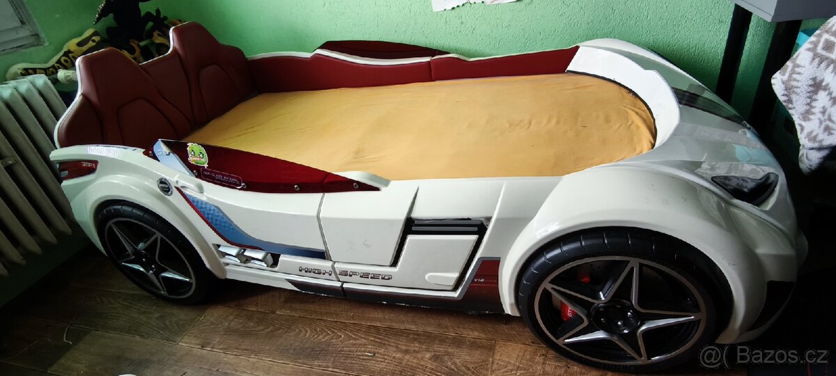 Prodám dětskou postel auto - 4