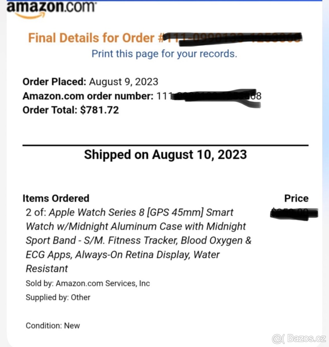 Nové Apple watch 8 45mm - 4