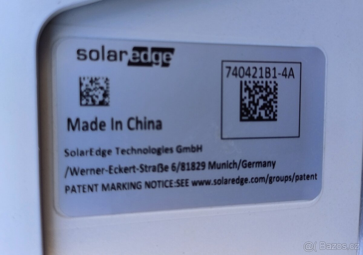 Střídaĉ SolarEdge 3kW - 4