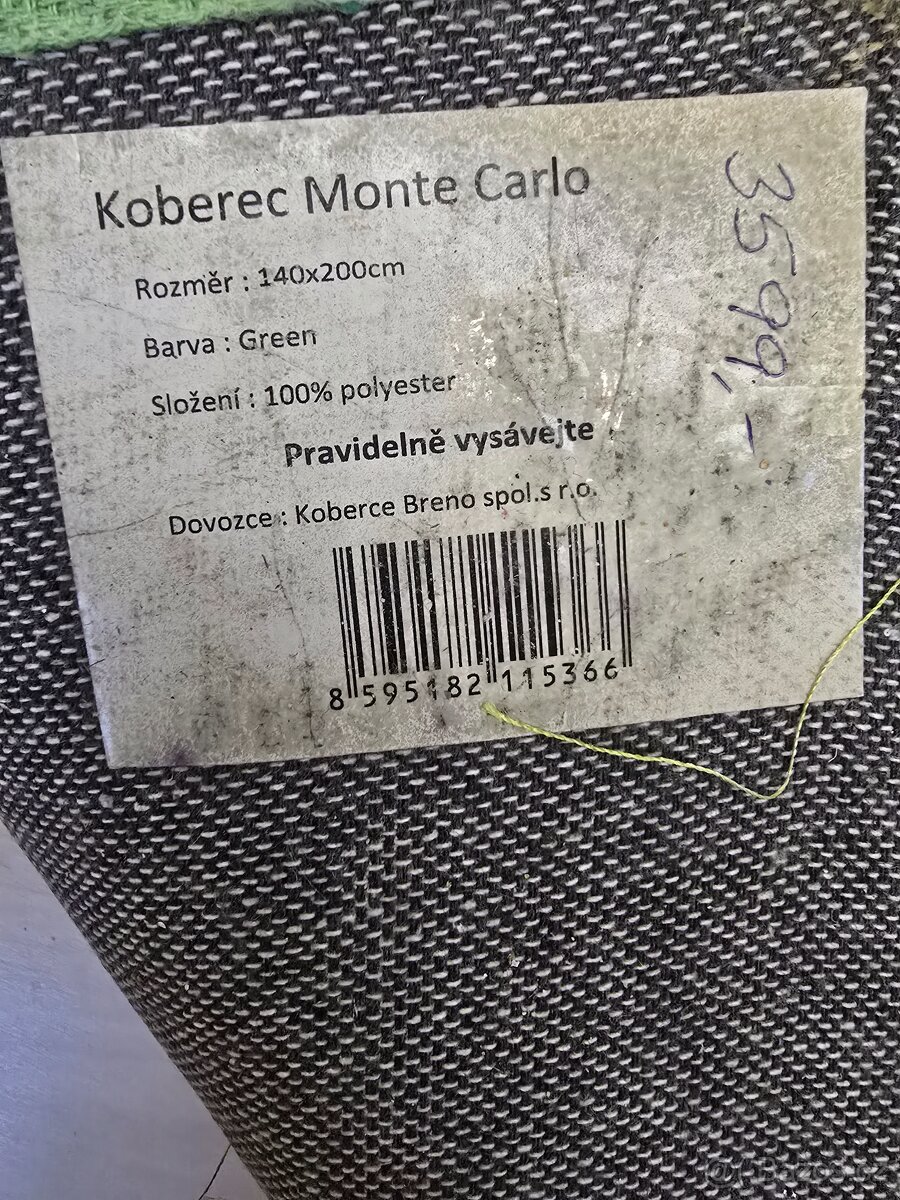 Krásný zelený koberec Monte Carlo 140x200 - 4