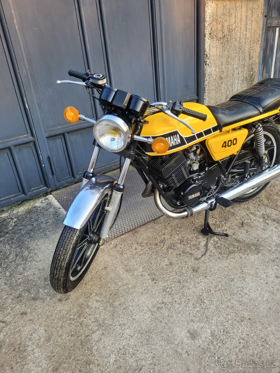 Yamaha RD 400 r.v. 1979 typ 1A3 DOKLADY 2T MOTOR - 4