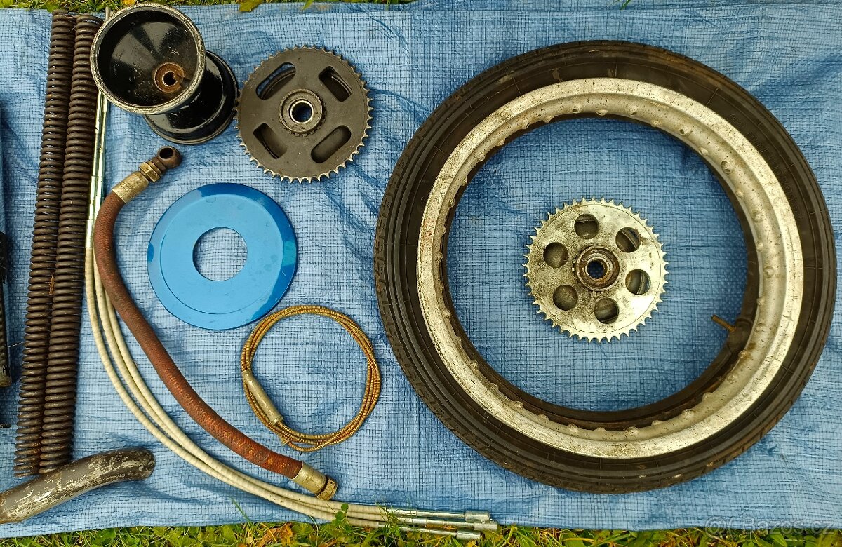 Díly na motocykl jawa čz pionýr kývačka automobil škoda apod - 4