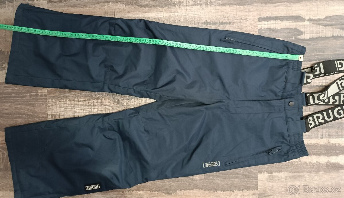 Zimní oteplováky Brugi tmavě modré vel. 134 / 140 - 4