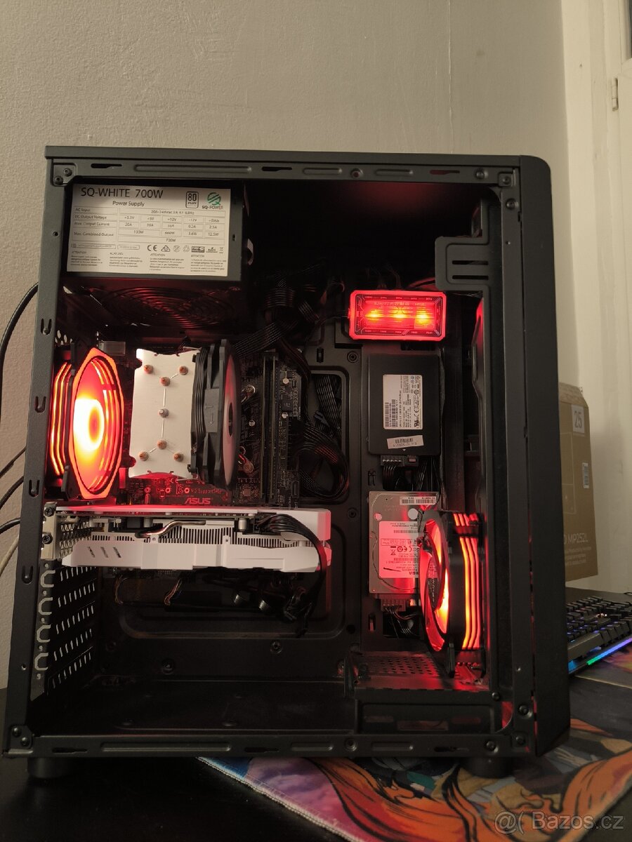 KOMPLET HERNÍ PC SESTAVA I7 7700 RX 580 8GB WIN 11 - 4