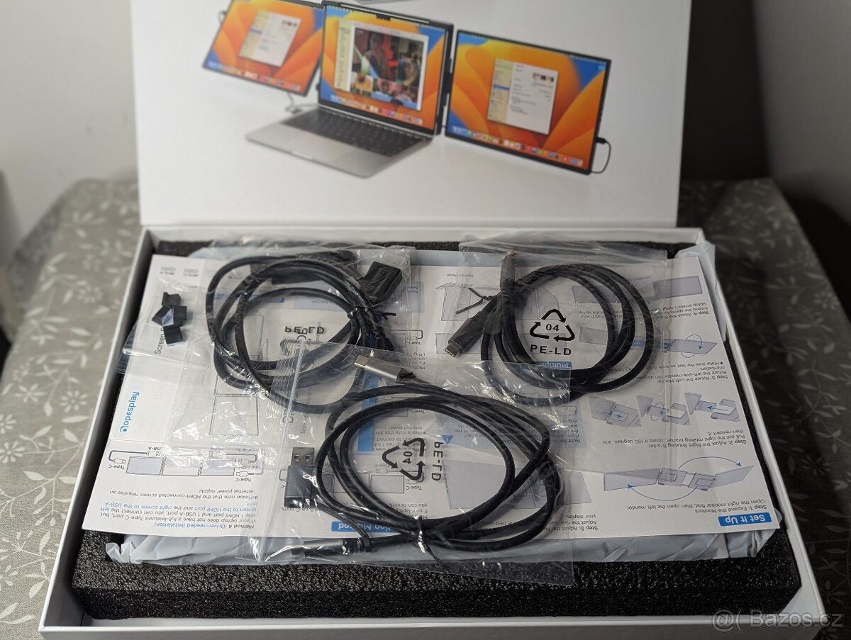 Dopesplay 14.1inch Laptops Screen Extender Triple Dual - 4