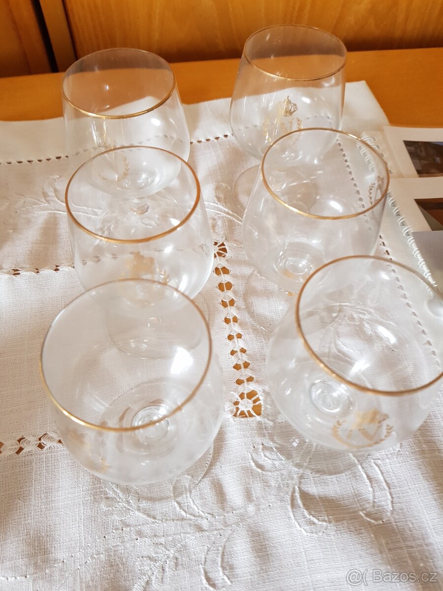 Skleničky na koňak, skleničky Napoleonky - 4