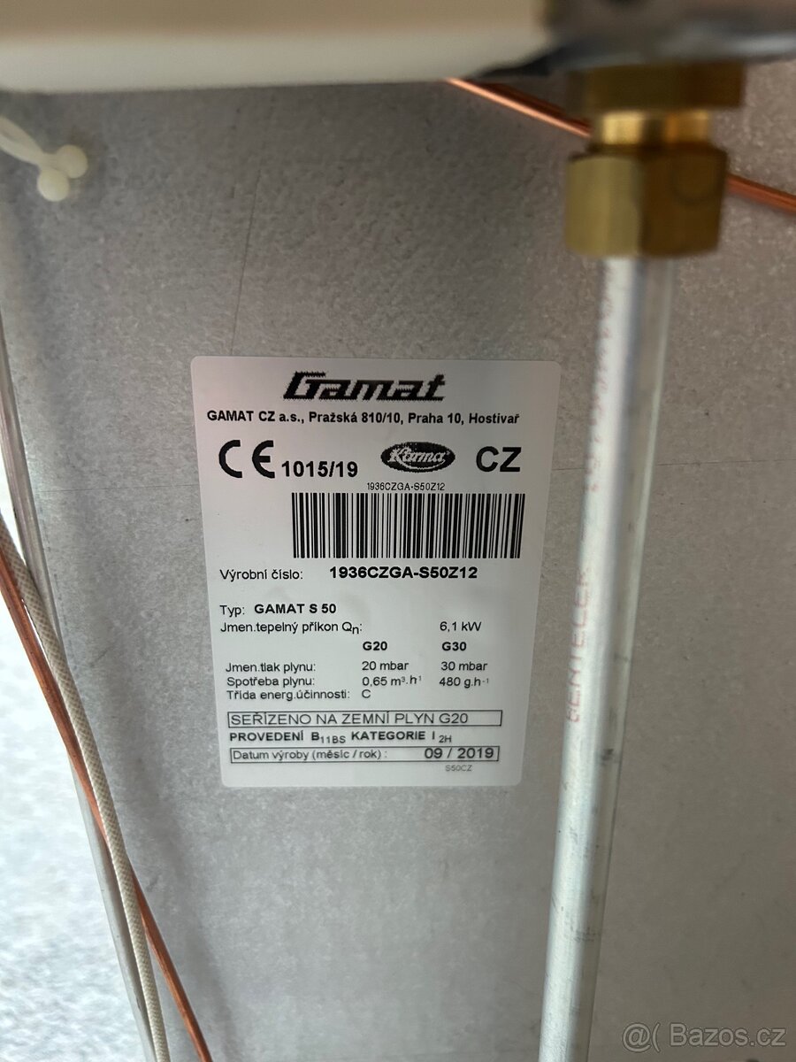 Plynová kamna Gamat s50 - 4