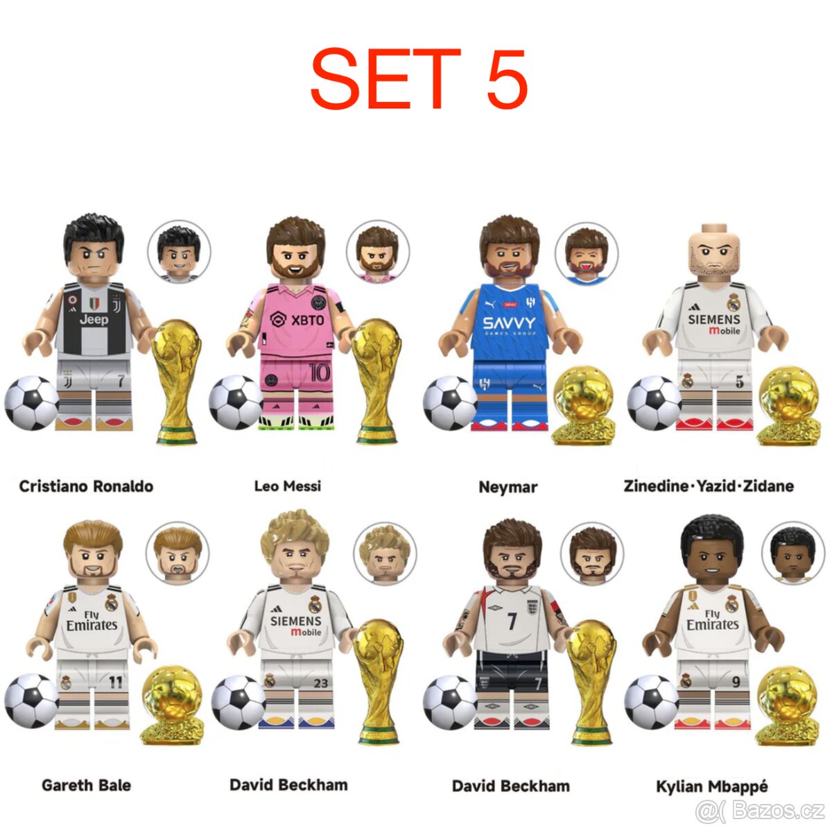 Figúrky futbal + basketbal 2 (8 a 10ks) typ lego - nové - 4