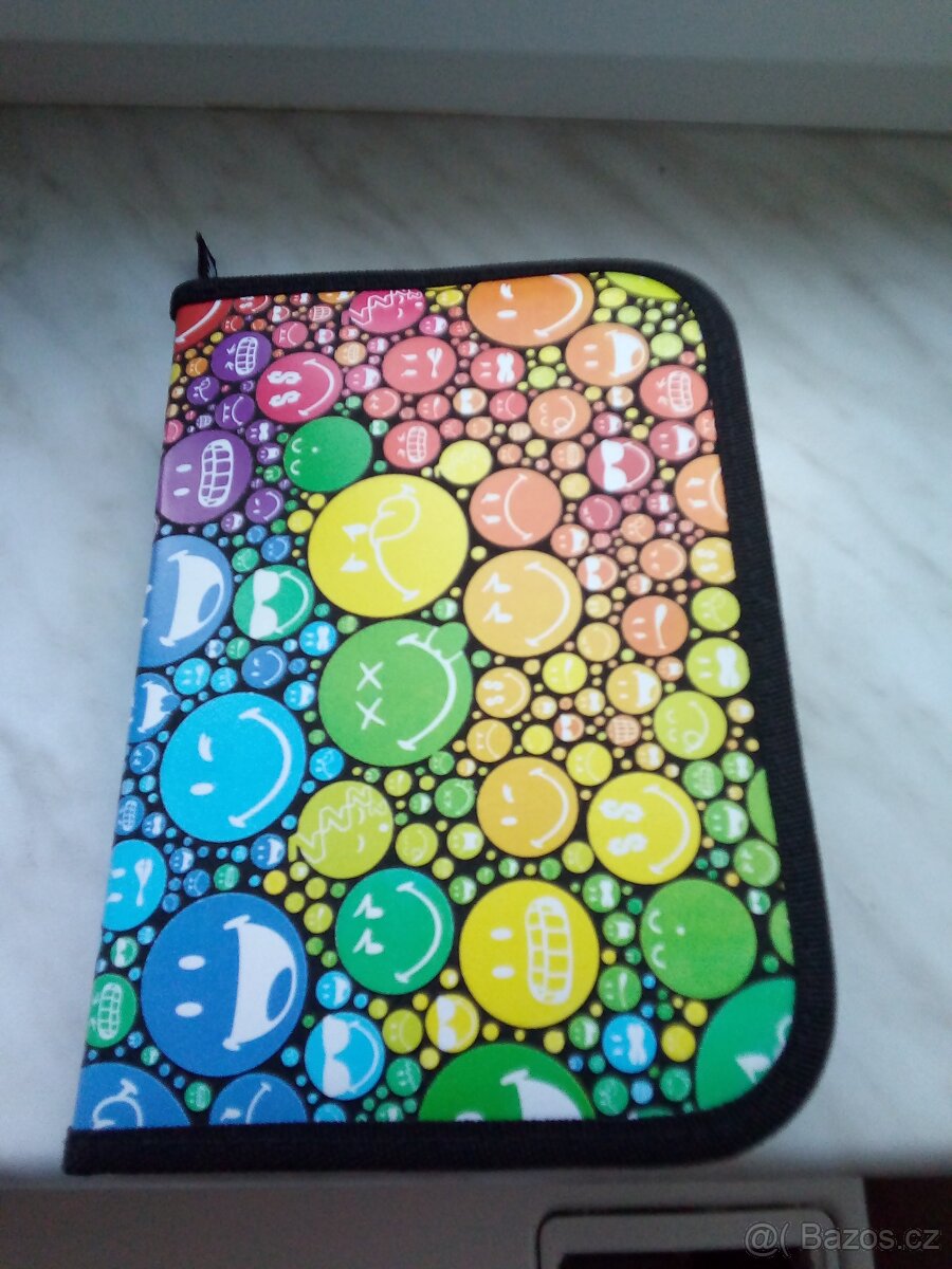 penál Herbita vybavený,vintage pouzdro - 4