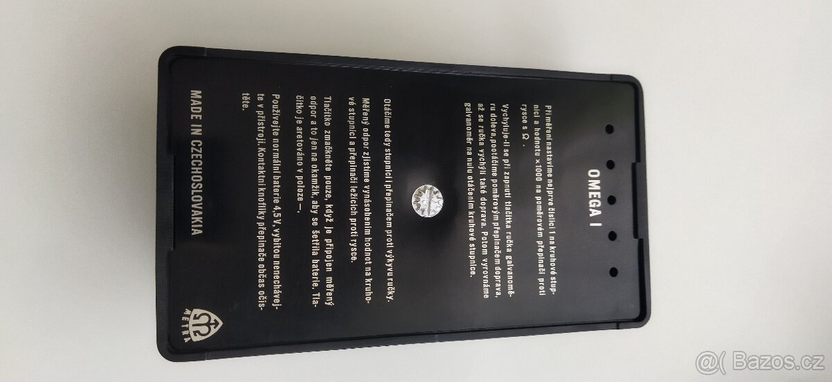 Historický Ohmmetr měřák - 4