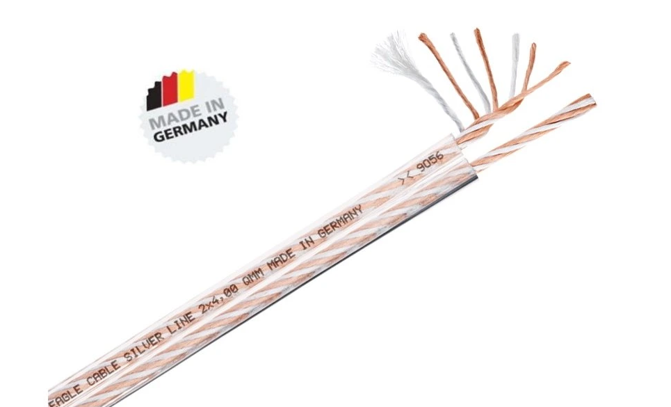 EAGLE CABLE SILVER LINE, Hi-End reprokabel 2 x 4,0 mm - 4