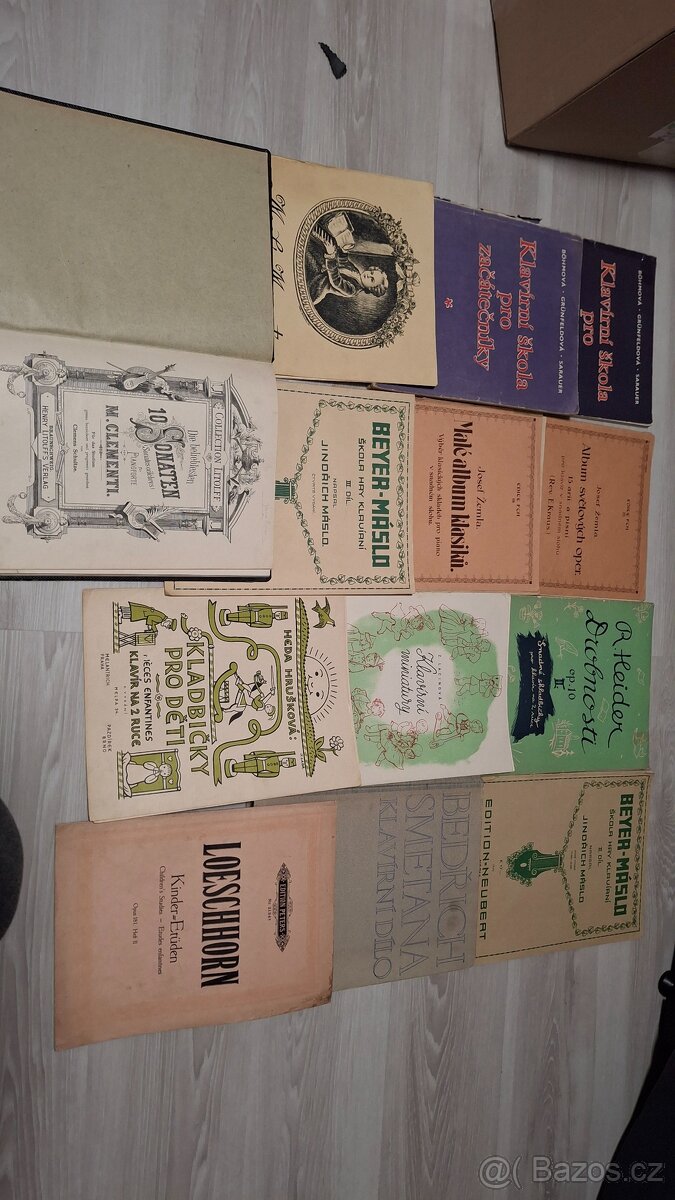 Knihy a noty pro klavír - 4