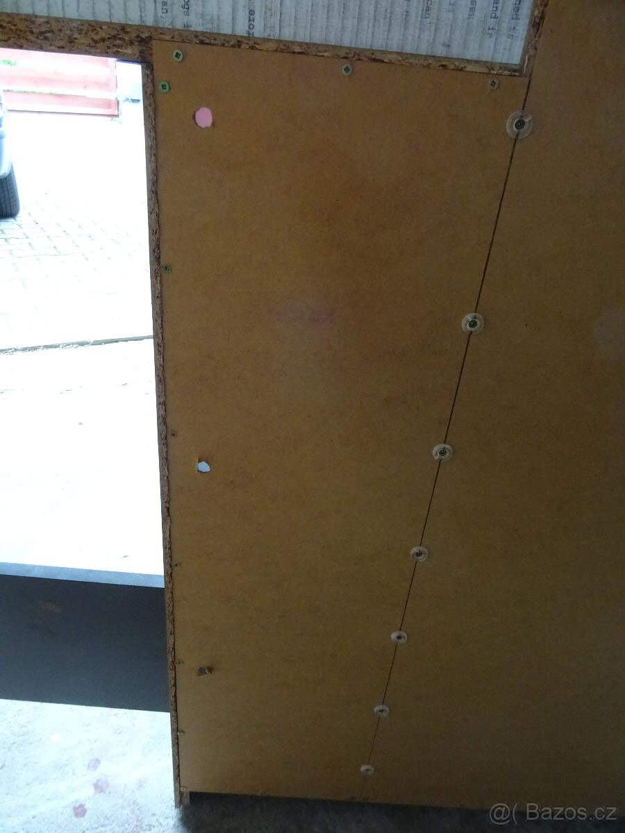 Tablo - psací stůl, 1x dveře, 2x zásuvka (grafit/enigma) - 4