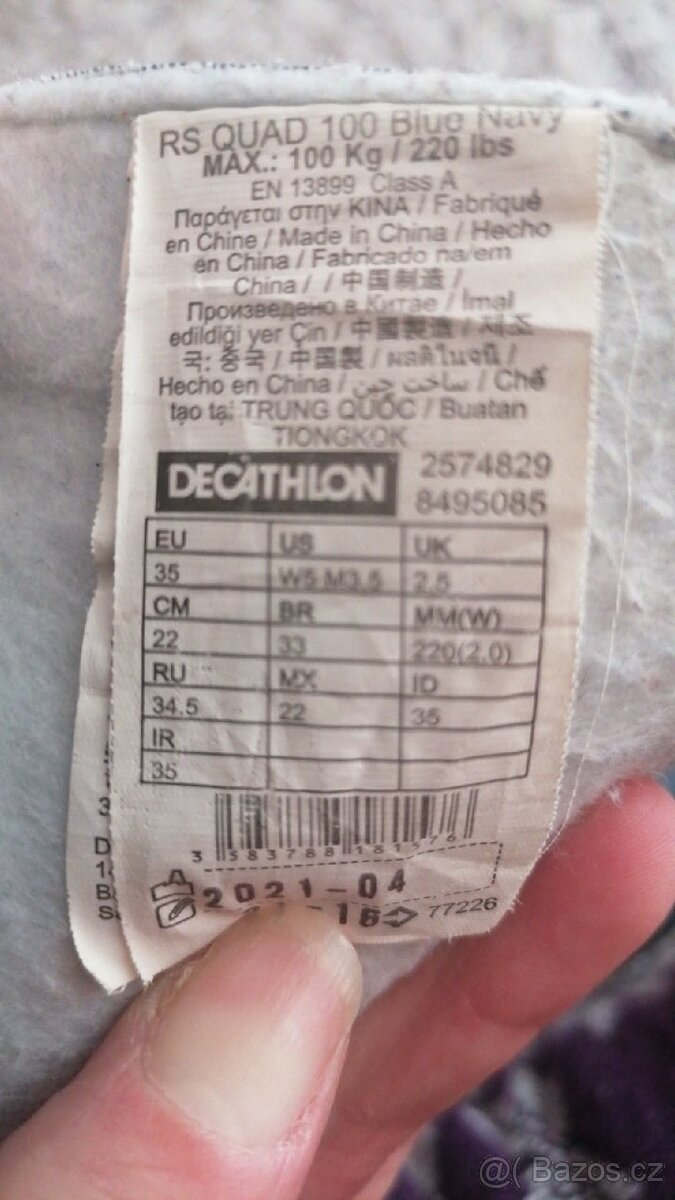 Prodám kolečkové brusle Oxelo - 4