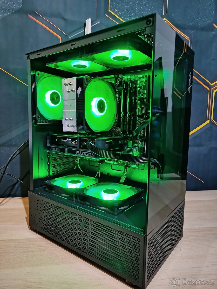 Herní PC RYZEN 7 8700,RX 9060XT 16GB,32GB DDR5,WIFI - 4
