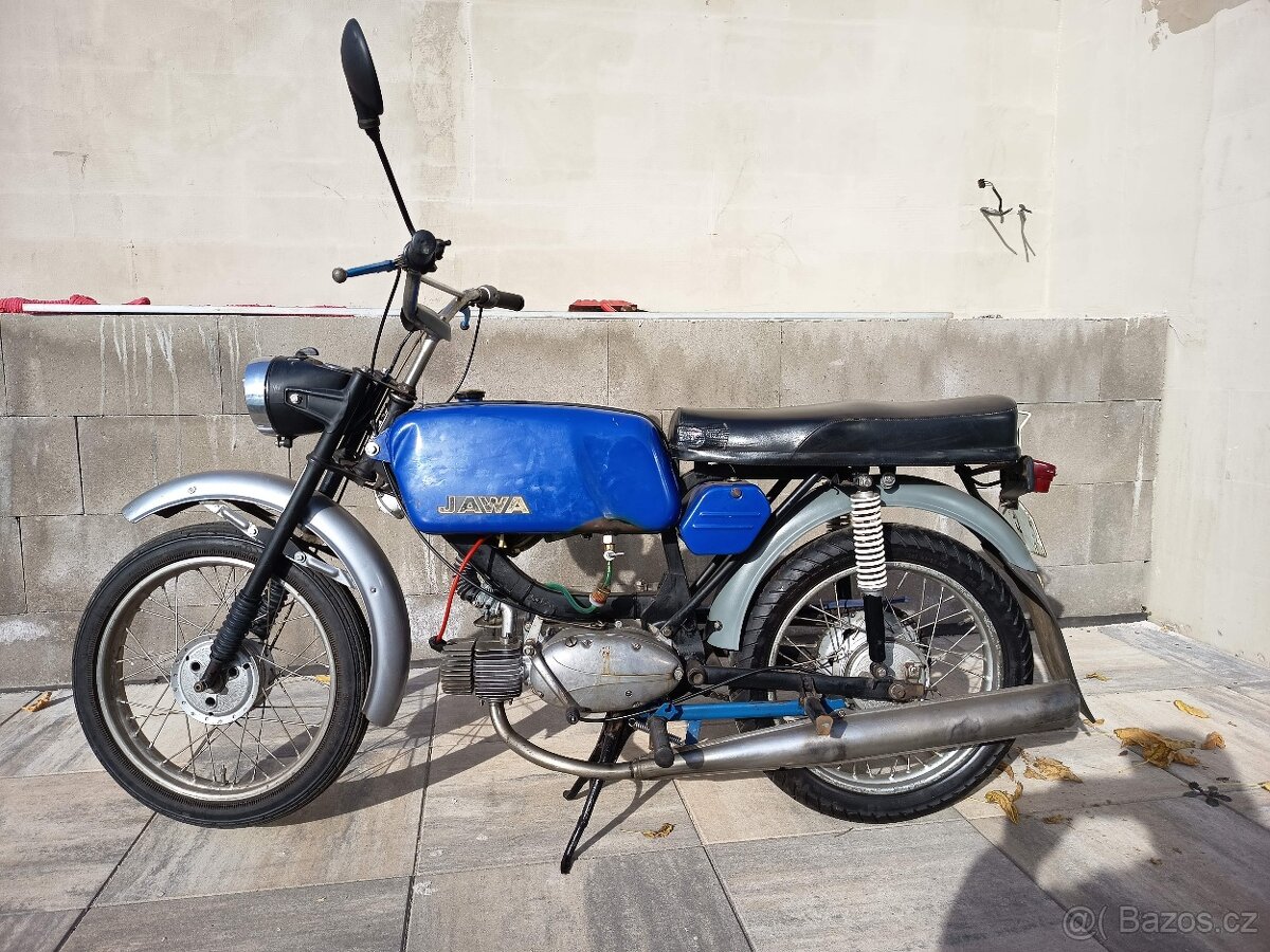 Prodám Jawa 23 Mustang s TP a původní SPZ - 4