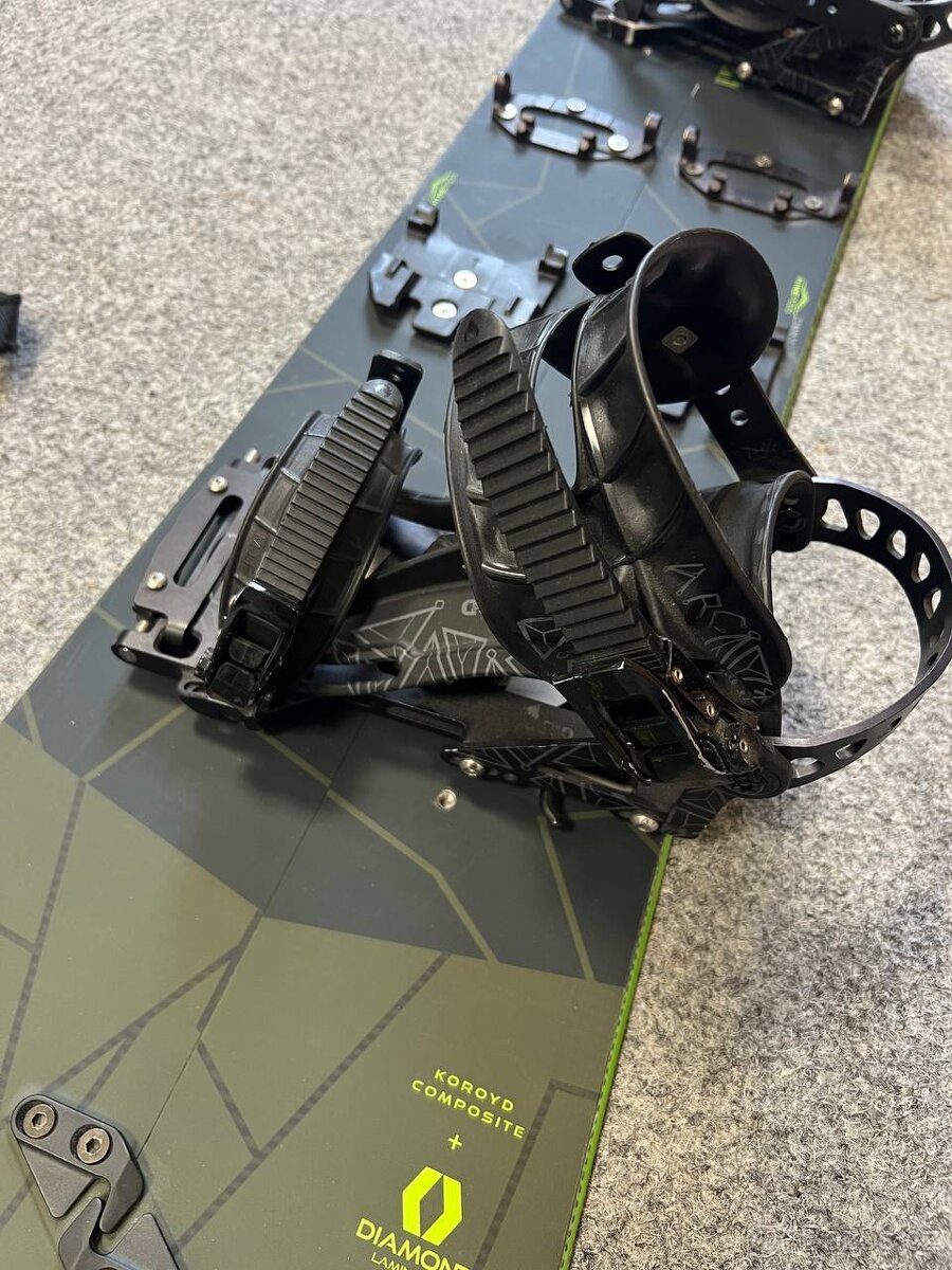 Komplet Splitboard NITRO 150cm i vázání a hůlky - 4