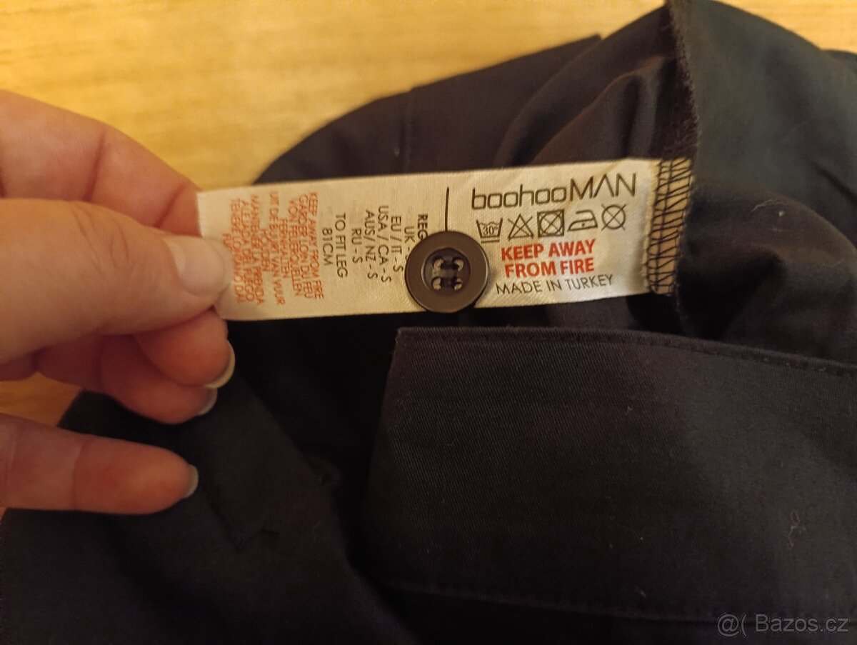 Pánské bavlněné pláťáky/kapsáče Boohoo vel. S - 4