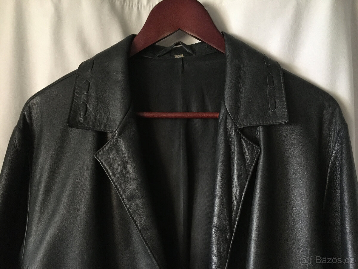 Dámský kožený kabát _ 60.léta - 4