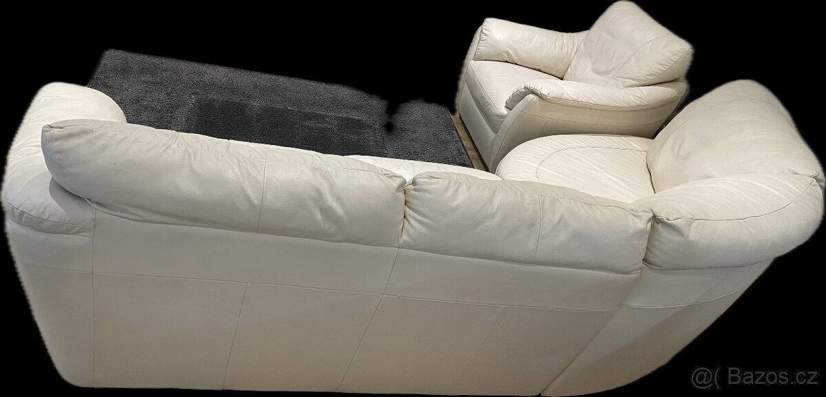 Kožená sedačka (bez křesla) - 4