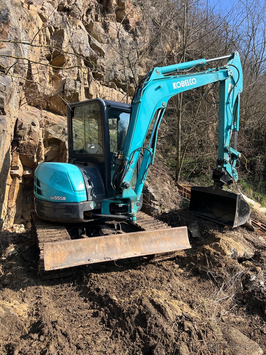 Pasový bagr Kobelco SK55SR - 4
