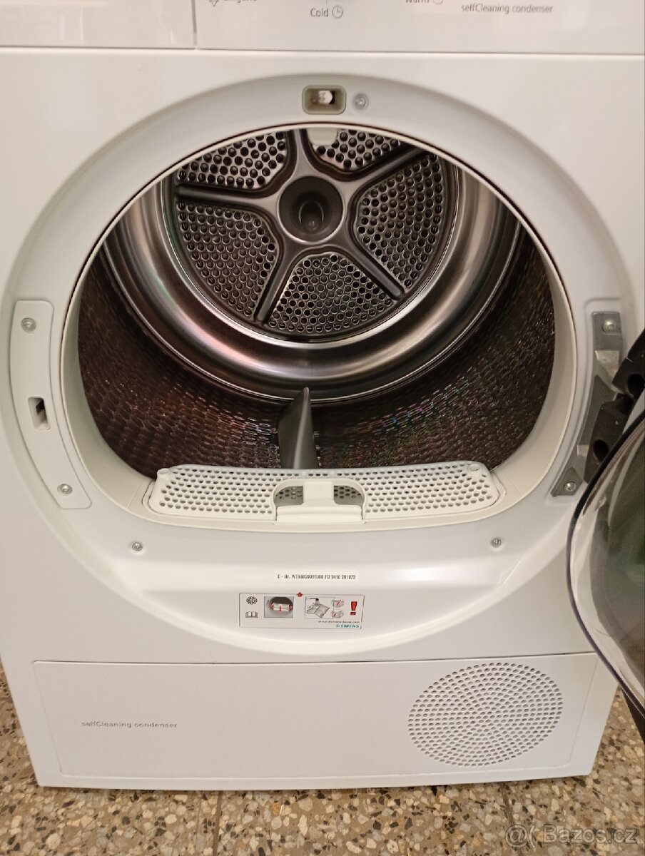 Sušička prádla s tepelným čerpadlem Siemens - 4