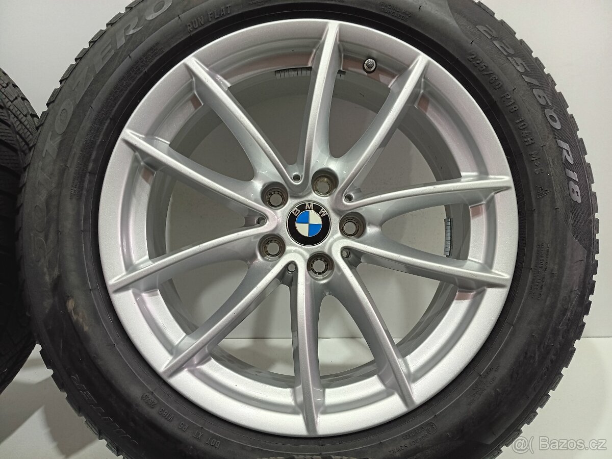 Zimní alu kola BMW 5x112 R18 ET22 pneu 225/60/18 - 4
