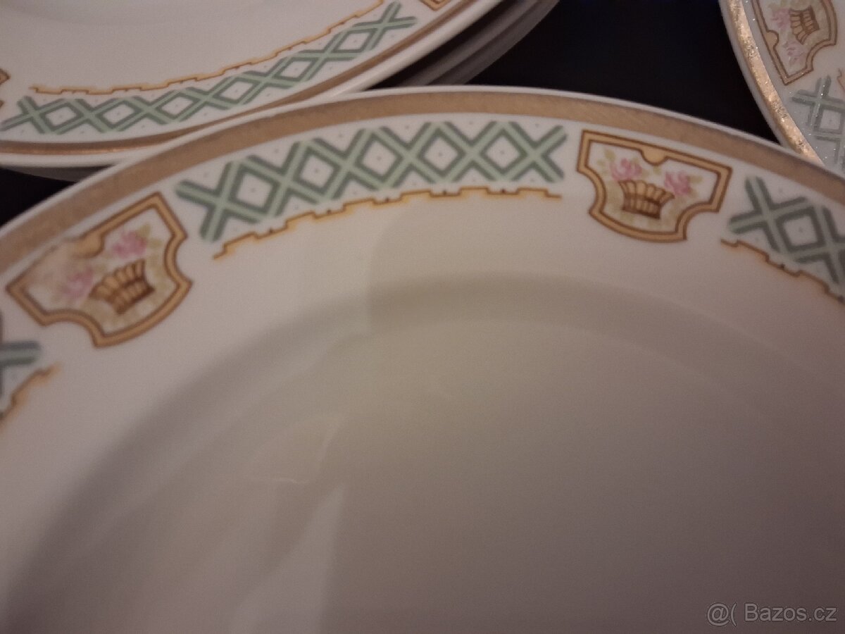 Jídelní starožitná souprava Thun Czechoslovakia - 4