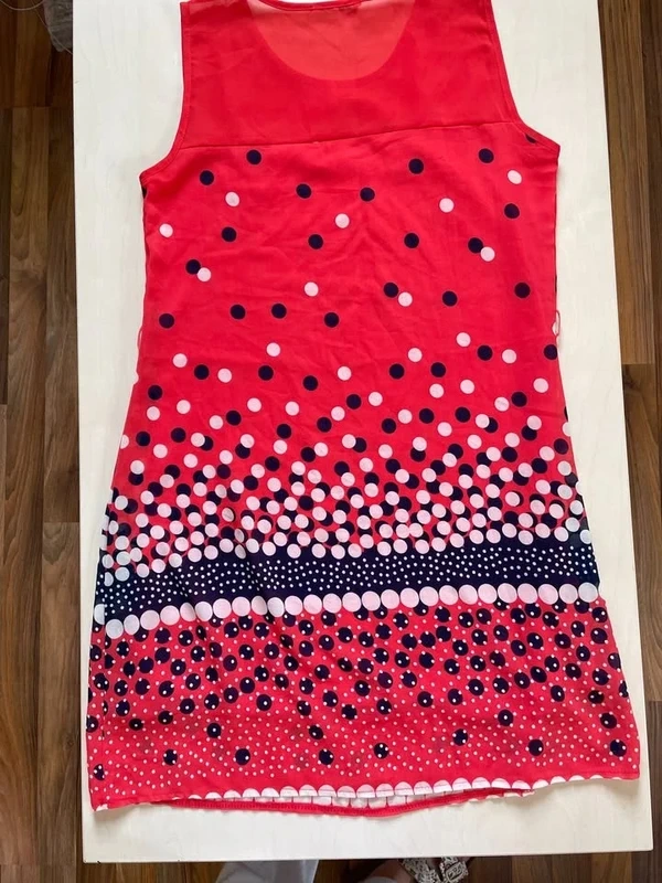 Nové puntík červené šaty, vel S/M, Resalsa - 4