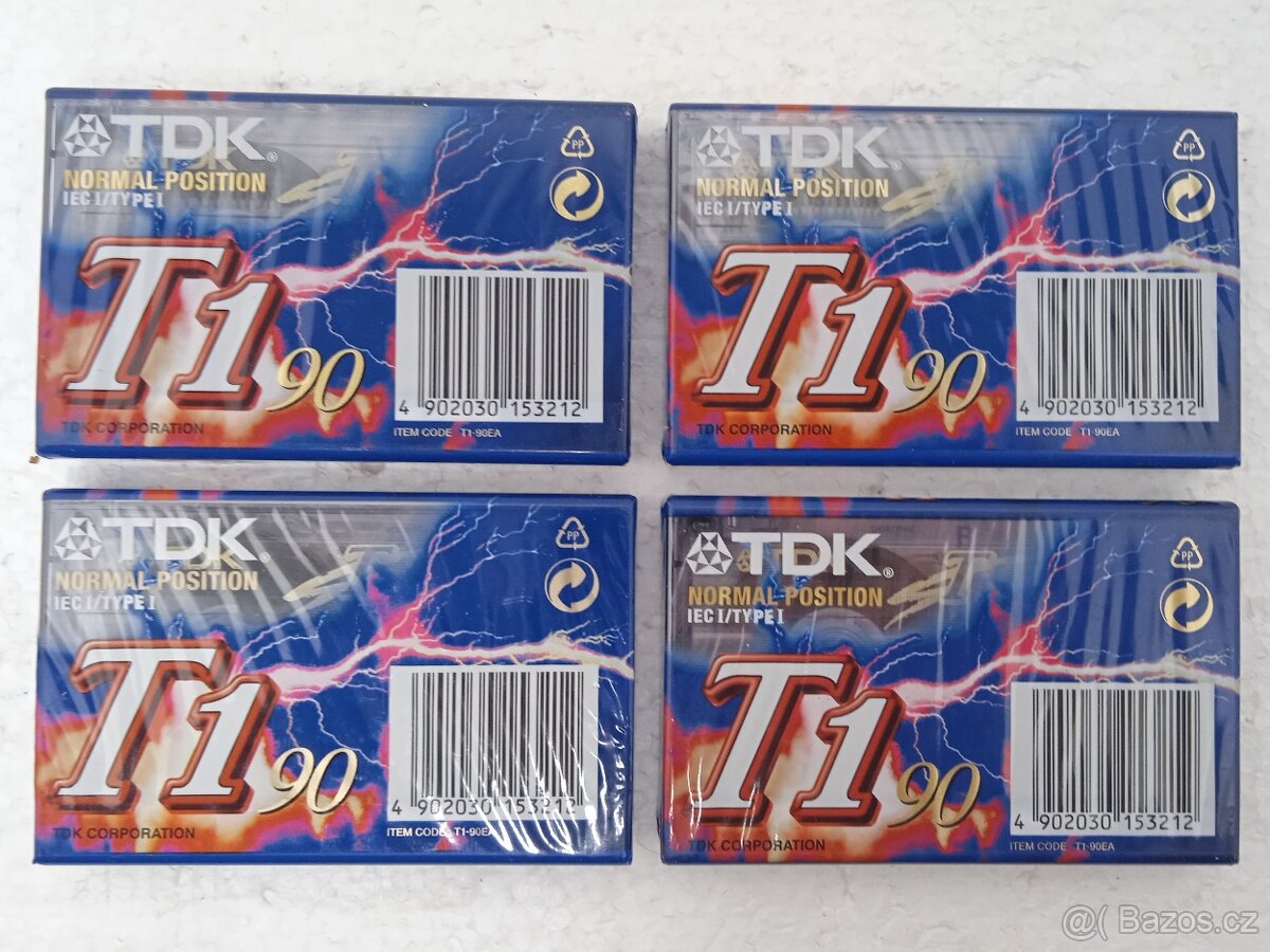 TDK T1 90 T1-90EA Retro Audiokazeta - 4
