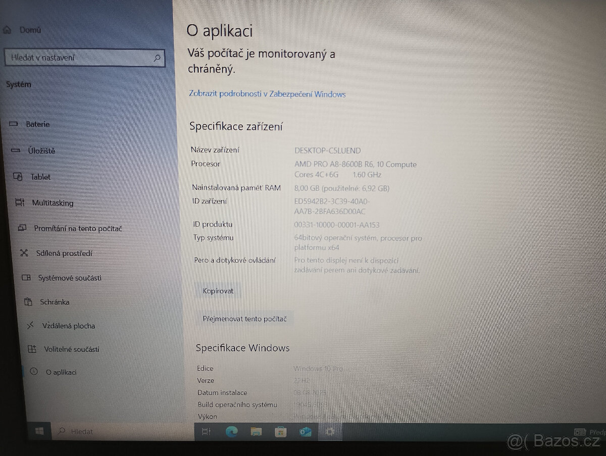 notebook HP ProBook 645 G2 + zdroj a dobrá baterie (4hod) - 4