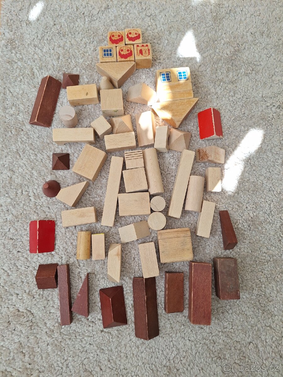 Kostky dřevěné - 4