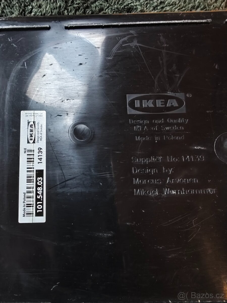 Černý odpadkový koš IKEA - 4