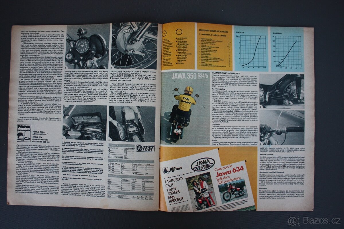 Jawa 350 634/5 - test světa motorů - 4