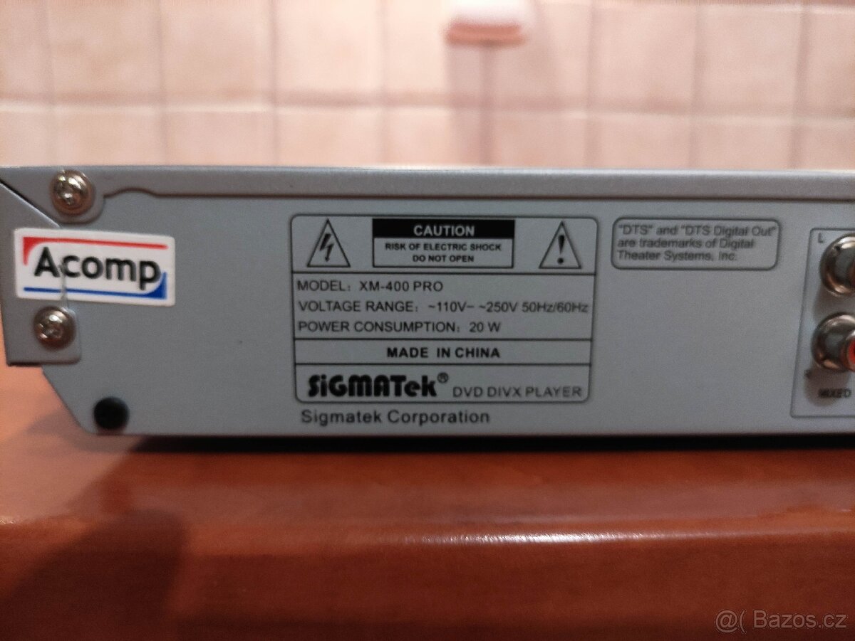 DVD přehrávače, 5.1 analog. - 4